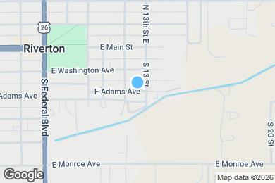 Map image of the property - 1211 E Adams Ave