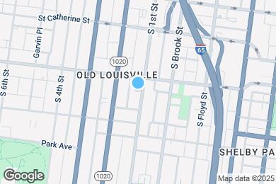 Map image of the property - 1216 S 1st St