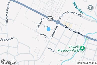 Map image of the property - 705 1st St