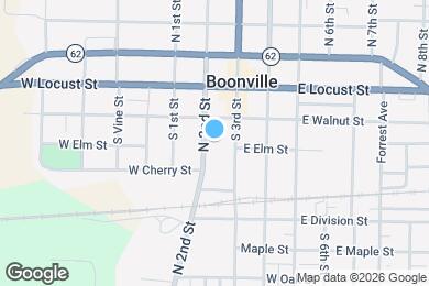 Map image of the property - 402 S 2nd St