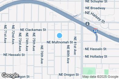 Map image of the property - 1215 NE 79th Ave