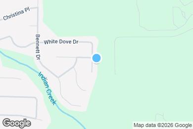 Map image of the property - 831 White Dove Dr