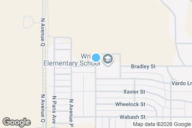 Map image of the property - 2412 N Avenue P