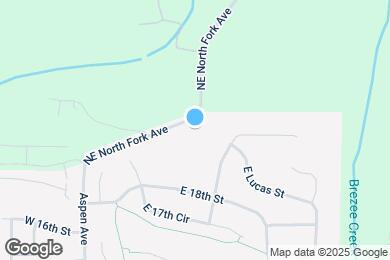 Map image of the property - 2013 NE North Fork Ave