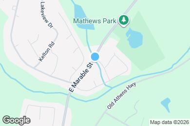 Map image of the property - 838 E Marable St
