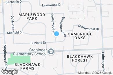 Map image of the property - 3922 Springwood Dr