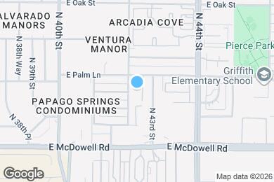 Map image of the property - 4211 E Palm Ln