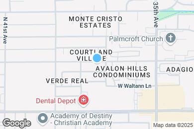 Map image of the property - 3717 W Tierra Buena Ln