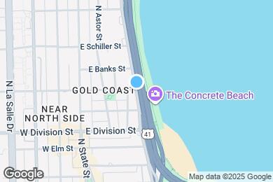Map image of the property - 1361 N Lake Shore Dr
