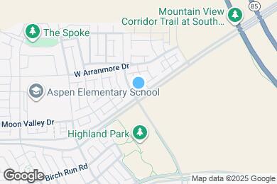 Map image of the property - 6088 S Jordan Pkwy W