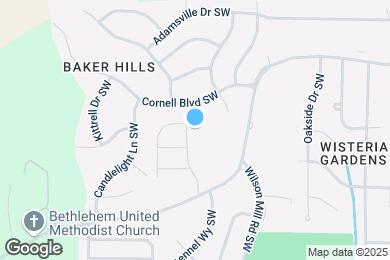Map image of the property - 133 Burre Ln SW