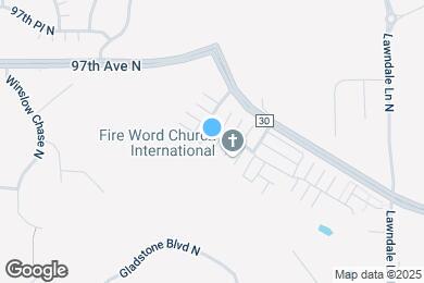Map image of the property - 18105 96th Ave N