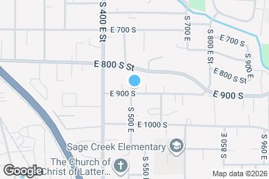 Map image of the property - 503 E 900 S
