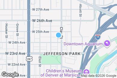 Map image of the property - 2711 W 24th Ave