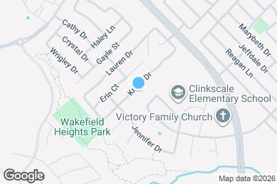 Map image of the property - 1401 Krista Dr