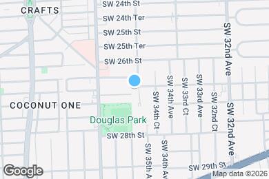 Map image of the property - 2714 SW 36th Ave