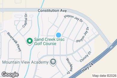 Map image of the property - 2158 Sage Grouse Ln