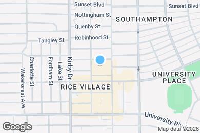 Map image of the property - Hanover Rice Village