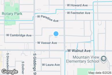 Map image of the property - 1005 W Cambridge Ave