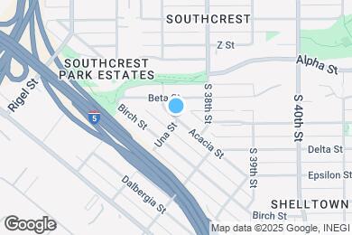 Map image of the property - 3724 Acacia St