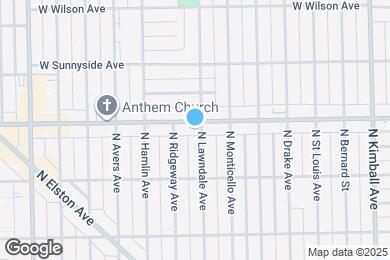 Map image of the property - 3705 W Montrose Ave