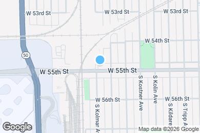 Map image of the property - 4520 W 55th St