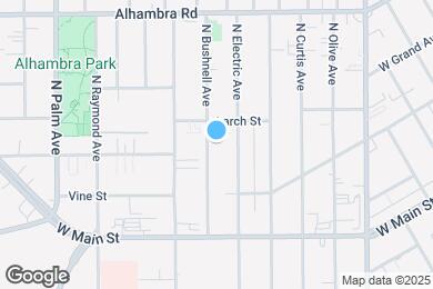 Map image of the property - 210 S Bushnell Ave