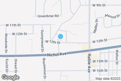 Map image of the property - 2644 W 12th St