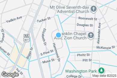 Map image of the property - 1117 S Pine St