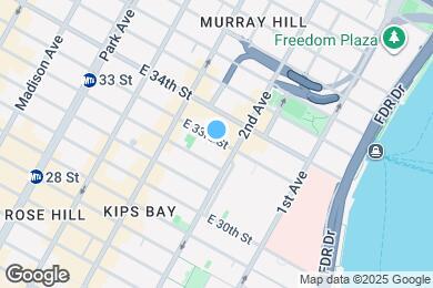 Map image of the property - 242 E 33rd St