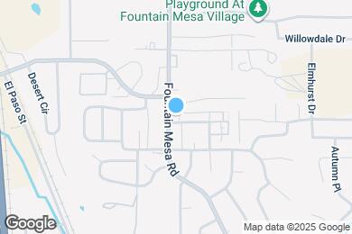 Map image of the property - 1034 Fountain Mesa Rd
