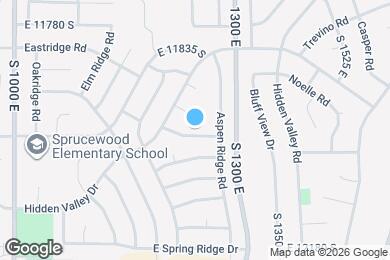 Map image of the property - 1243 Forest Ridge Rd