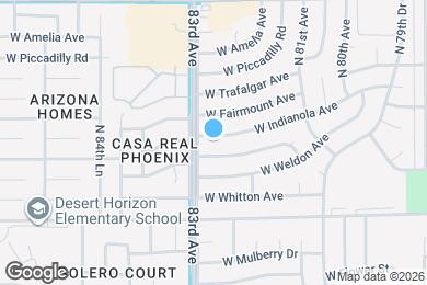 Map image of the property - 8233 W Indianola Ave