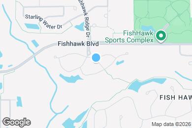 Map image of the property - 15825 Fishhawk Falls Dr