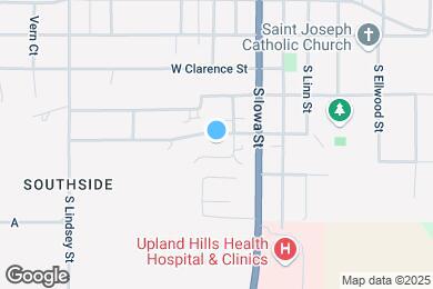 Map image of the property - 203 W Parry St