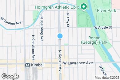 Map image of the property - 4929 N Kedzie Ave