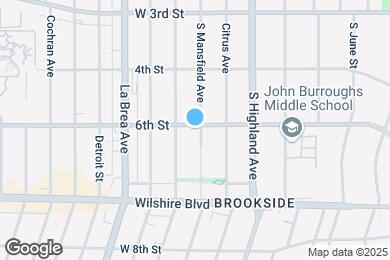 Map image of the property - 603 S Mansfield Ave