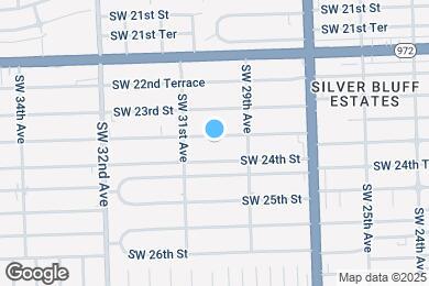 Map image of the property - 2968 SW 23rd Ter