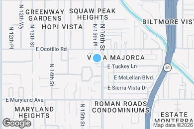 Map image of the property - 6618 N 16th St