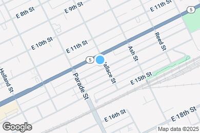 Map image of the property - 452 E 13th St