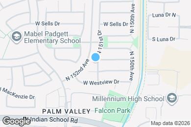 Map image of the property - 15179 W Montecito Ave