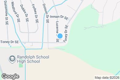 Map image of the property - 4033 Lucerne Dr SE