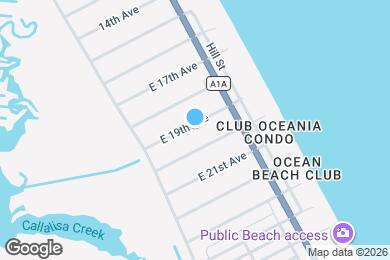 Map image of the property - 823 E 19th Ave