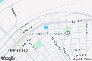 Map image of the property - Homestead Masonic Hall Lofts