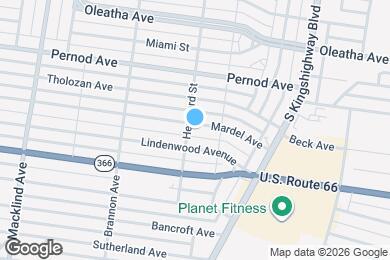 Map image of the property - 4992 Mardel Ave