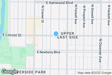 Map image of the property - 2863 N Frederick Ave