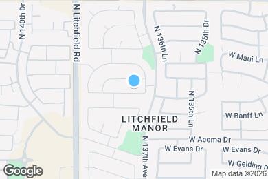 Map image of the property - 13732 W Mauna Loa Ln
