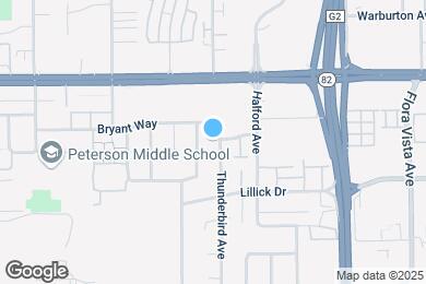 Map image of the property - 1349 Thunderbird Ave