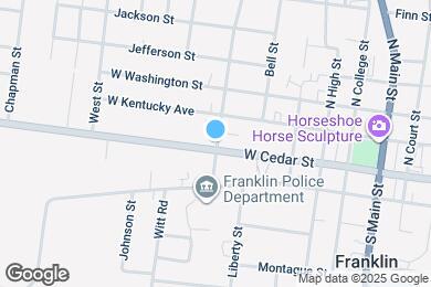 Map image of the property - 400 W Cedar St
