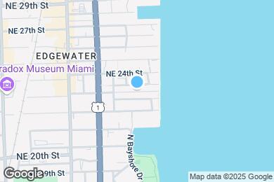 Map image of the property - 601 NE 23rd St